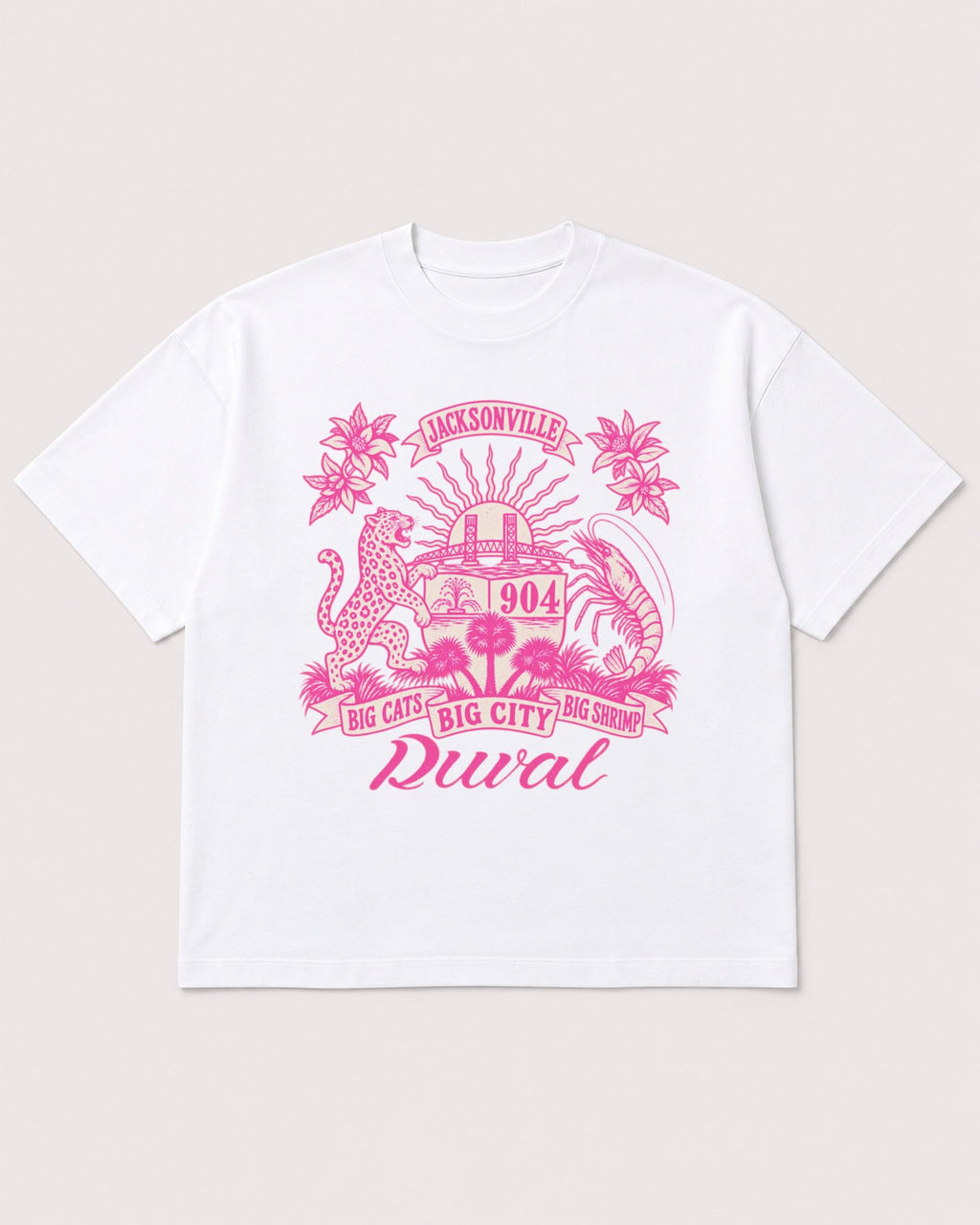 Mockup Boxy Heavyweight Tee White product