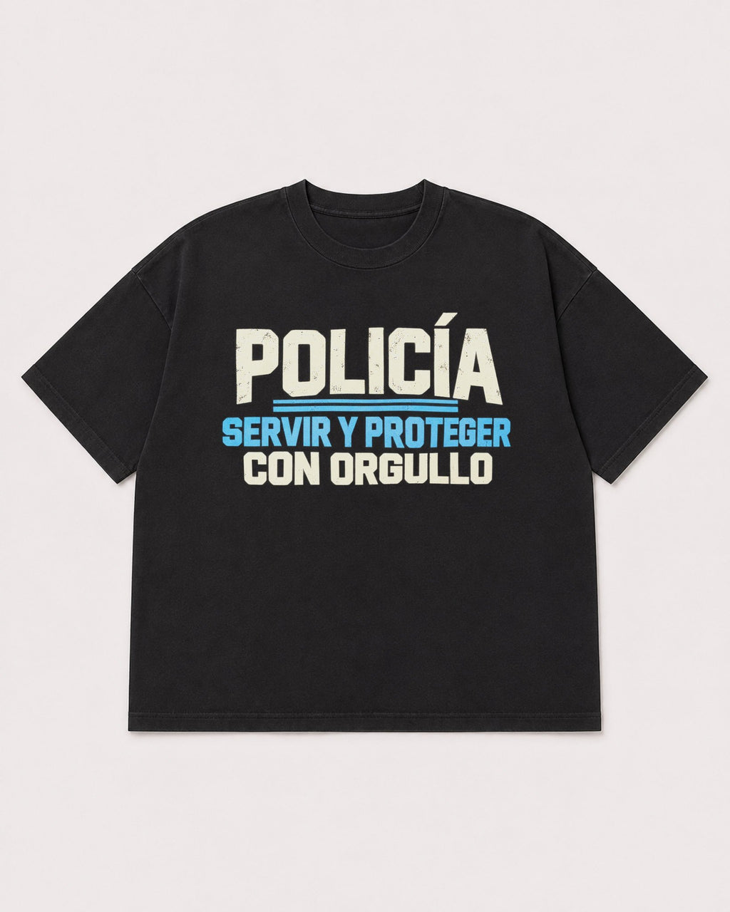 Mockup Boxy Heavyweight Tee Black product