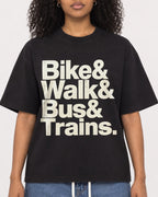 Mockup Boxy Heavyweight Tee Black female close-up 05