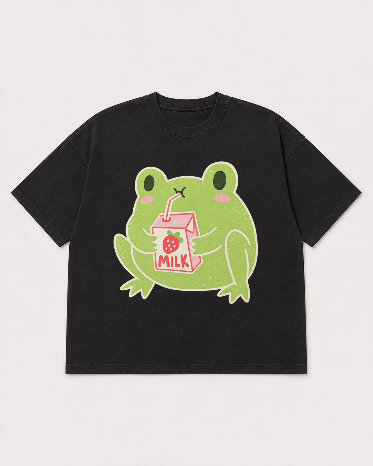 Mockup Boxy Heavyweight Tee Black product