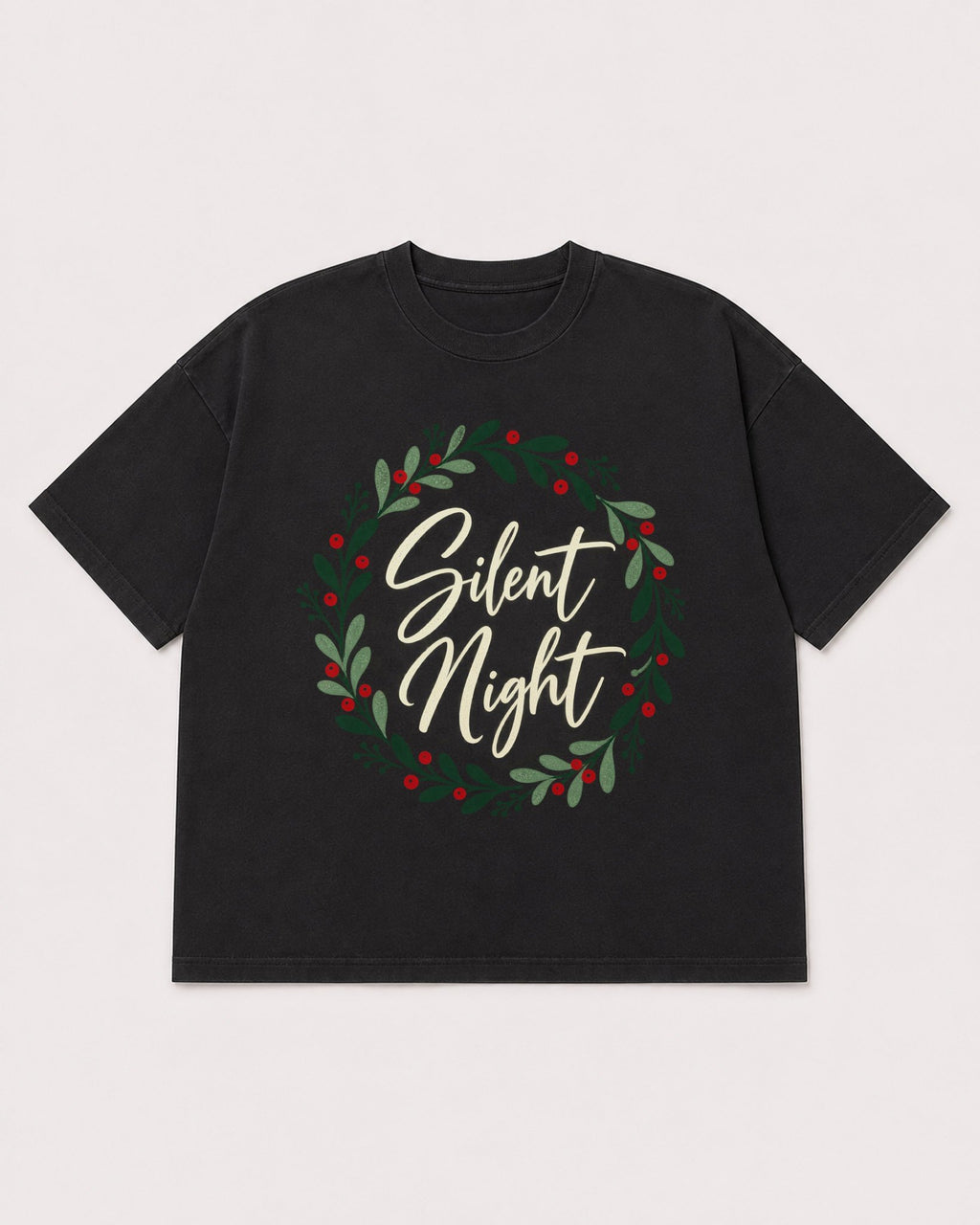 Mockup Boxy Heavyweight Tee Black product