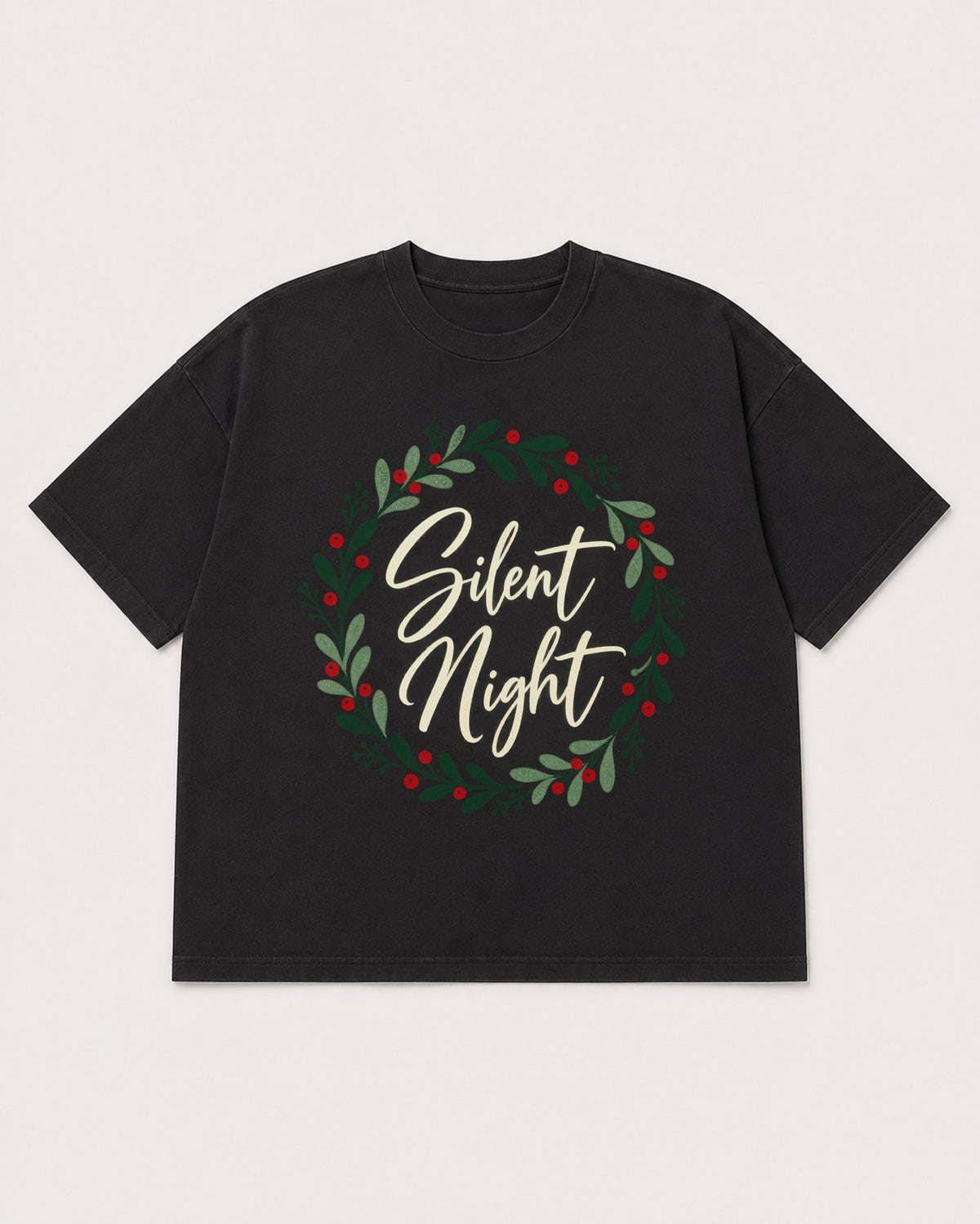 Mockup Boxy Heavyweight Tee Black product