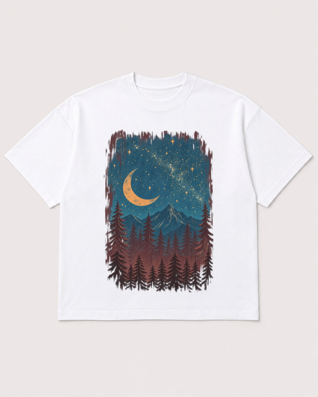 Mockup Boxy Heavyweight Tee White product