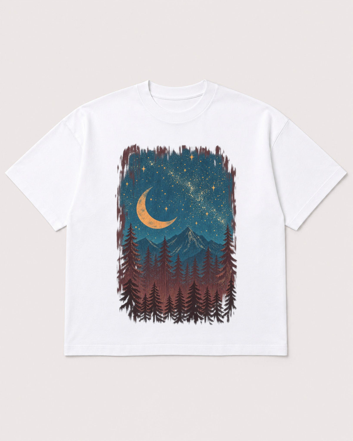 Mockup Boxy Heavyweight Tee White product