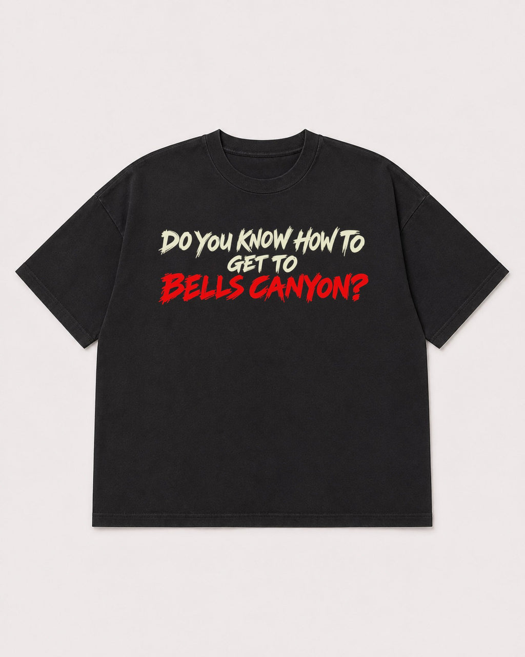 Mockup Boxy Heavyweight Tee Black product