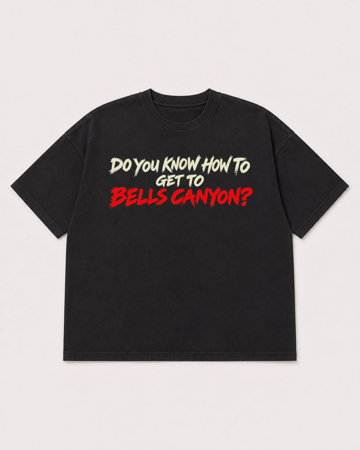 Mockup Boxy Heavyweight Tee Black product