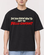 Mockup Boxy Heavyweight Tee Black male close-up 13
