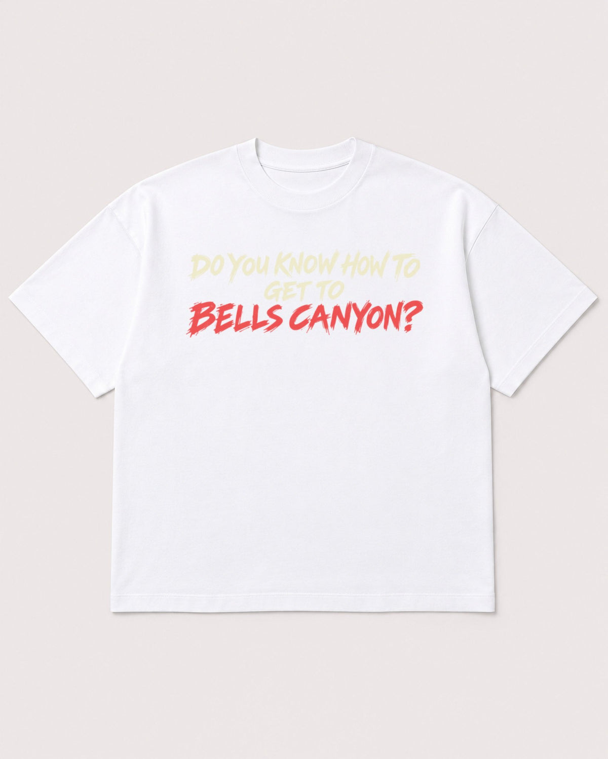 Mockup Boxy Heavyweight Tee White product