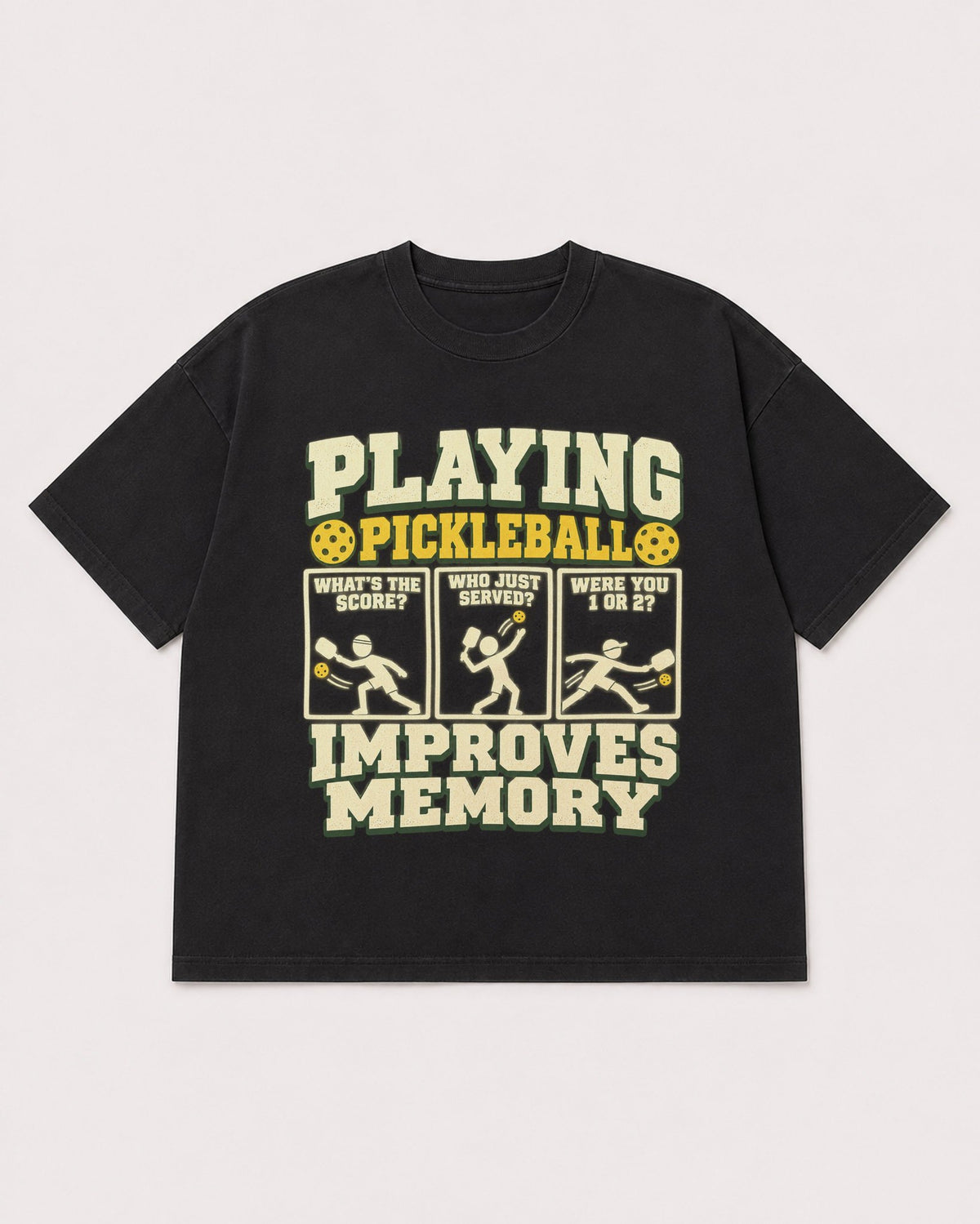 Mockup Boxy Heavyweight Tee Black product