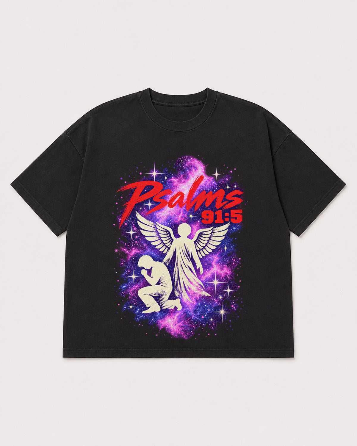 Mockup Boxy Heavyweight Tee Black product