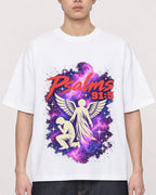 Mockup Boxy Heavyweight Tee White male close-up 01