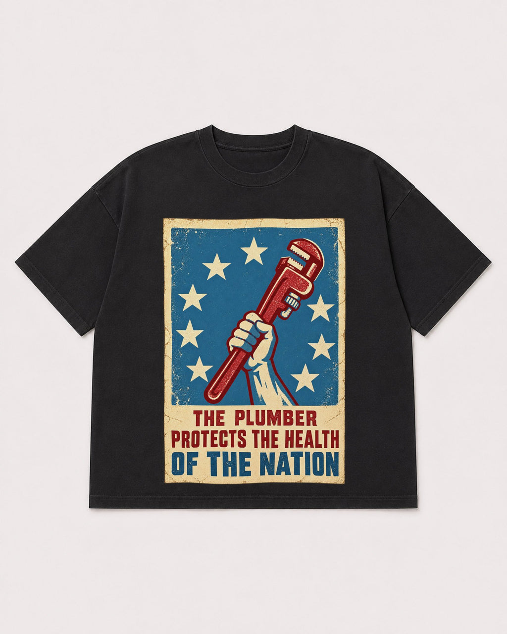 Mockup Boxy Heavyweight Tee Black product