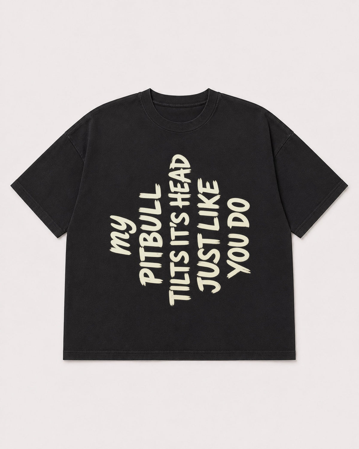 Mockup Boxy Heavyweight Tee Black product