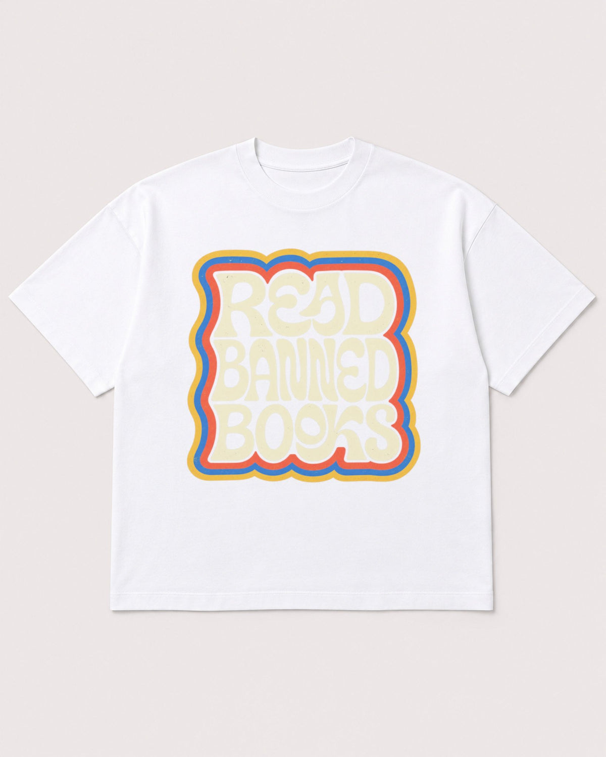 Mockup Boxy Heavyweight Tee White product