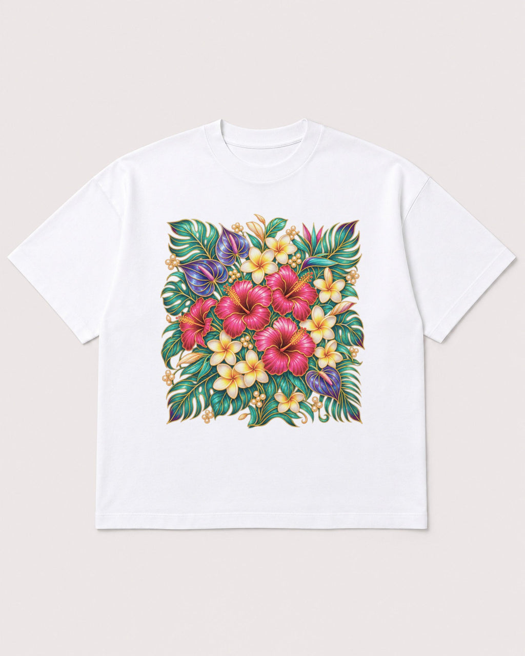 Mockup Boxy Heavyweight Tee White product