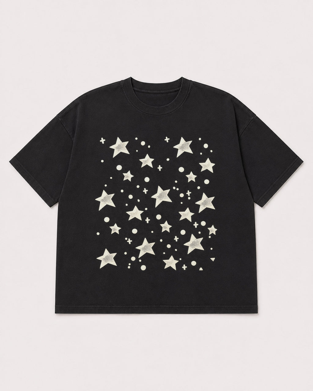 Mockup Boxy Heavyweight Tee Black product