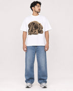 Mockup Boxy Heavyweight Tee White male full-body 02