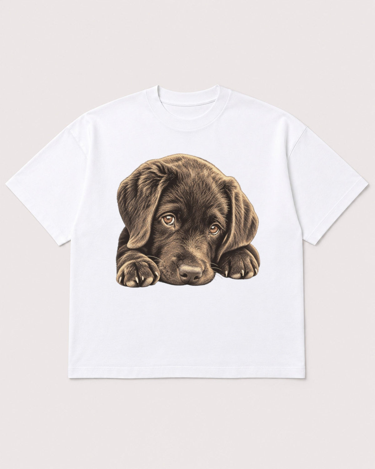 Mockup Boxy Heavyweight Tee White product