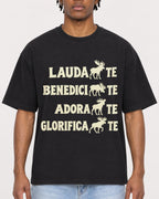 Mockup Boxy Heavyweight Tee Black male close-up 05