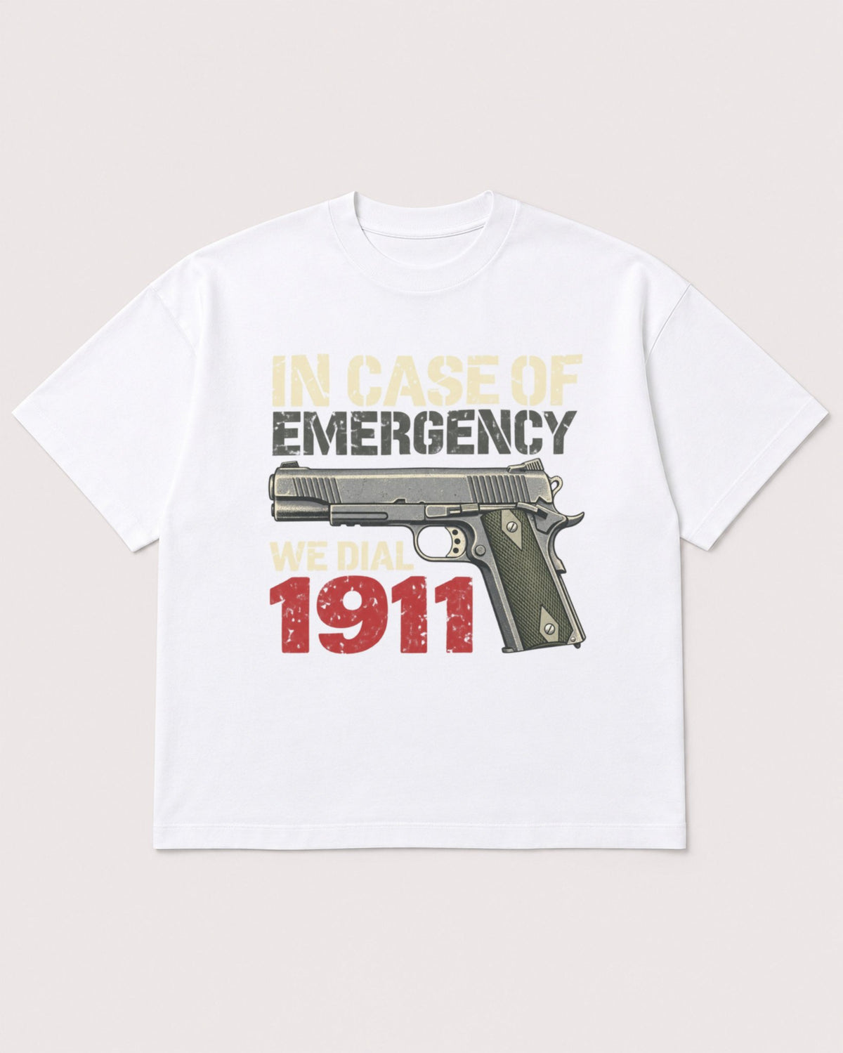 Mockup Boxy Heavyweight Tee White product