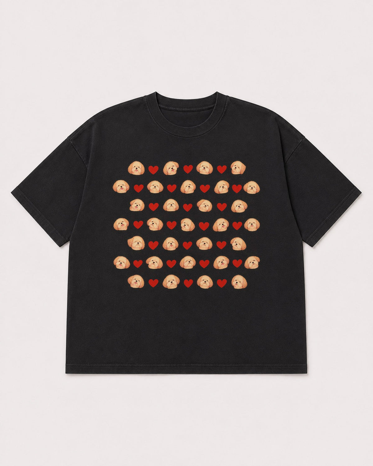 Mockup Boxy Heavyweight Tee Black product