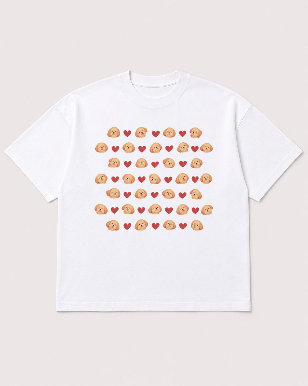 Mockup Boxy Heavyweight Tee White product