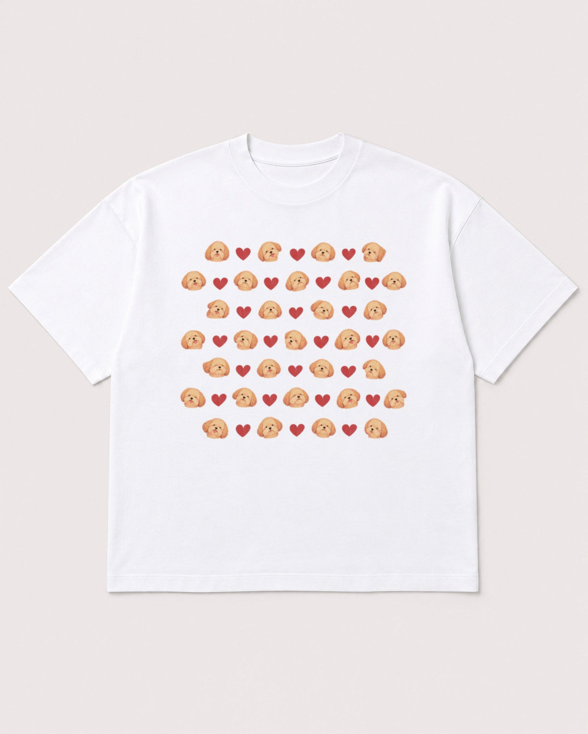 Mockup Boxy Heavyweight Tee White product
