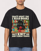 Mockup Boxy Heavyweight Tee Black male close-up 10