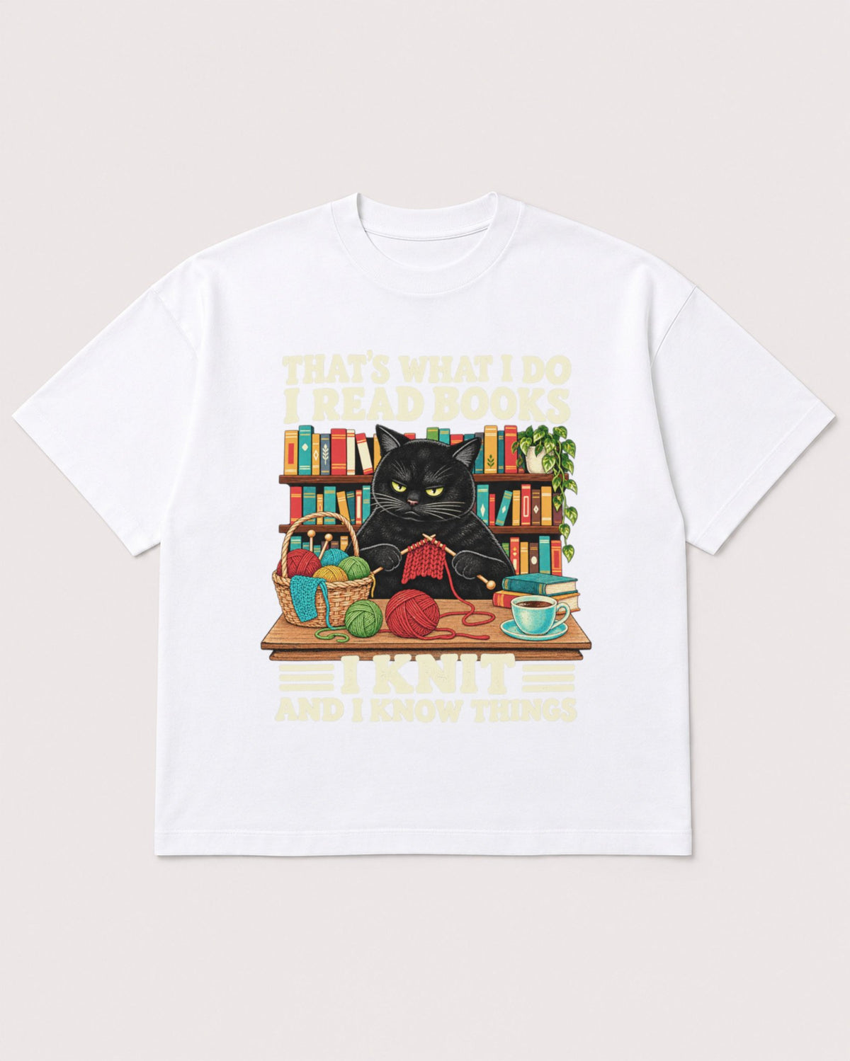 Mockup Boxy Heavyweight Tee White product