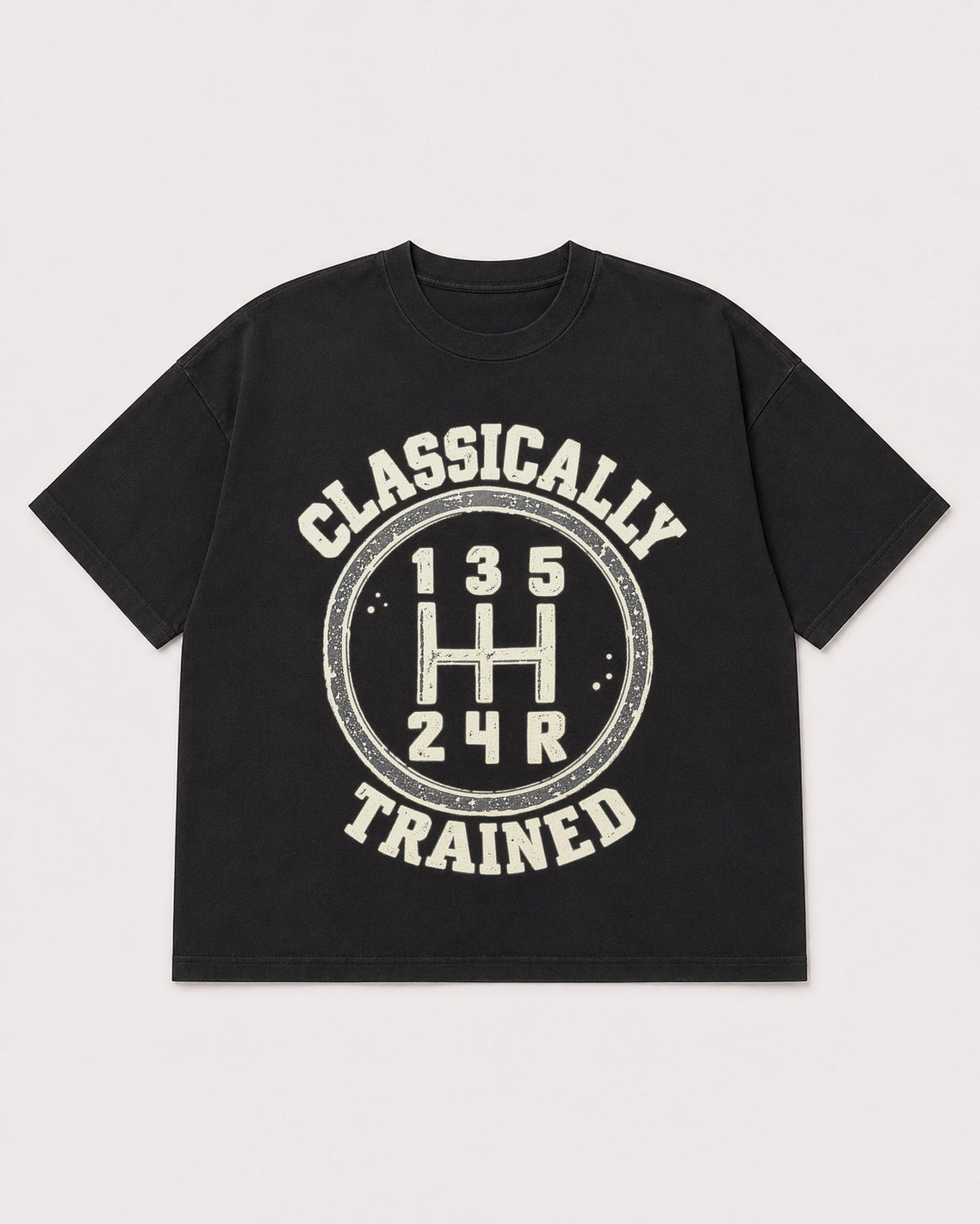 Mockup Boxy Heavyweight Tee Black product