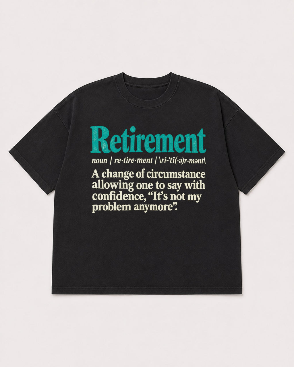 Mockup Boxy Heavyweight Tee Black product