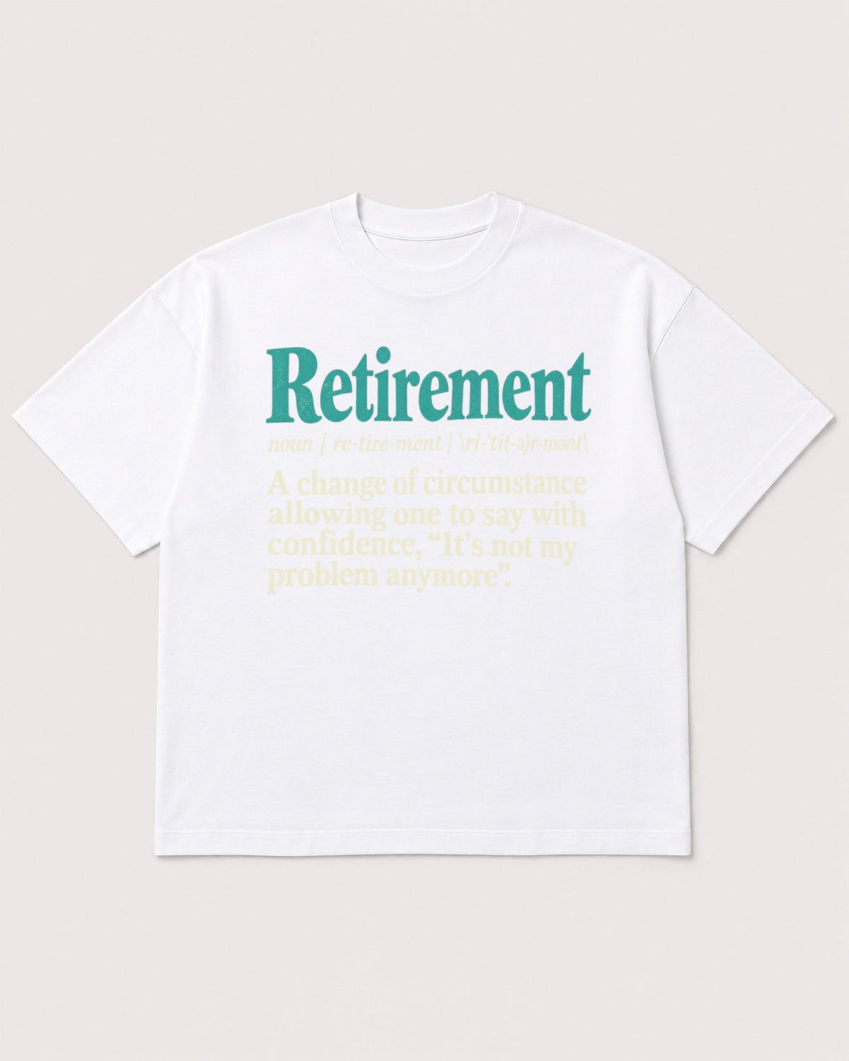 Mockup Boxy Heavyweight Tee White product