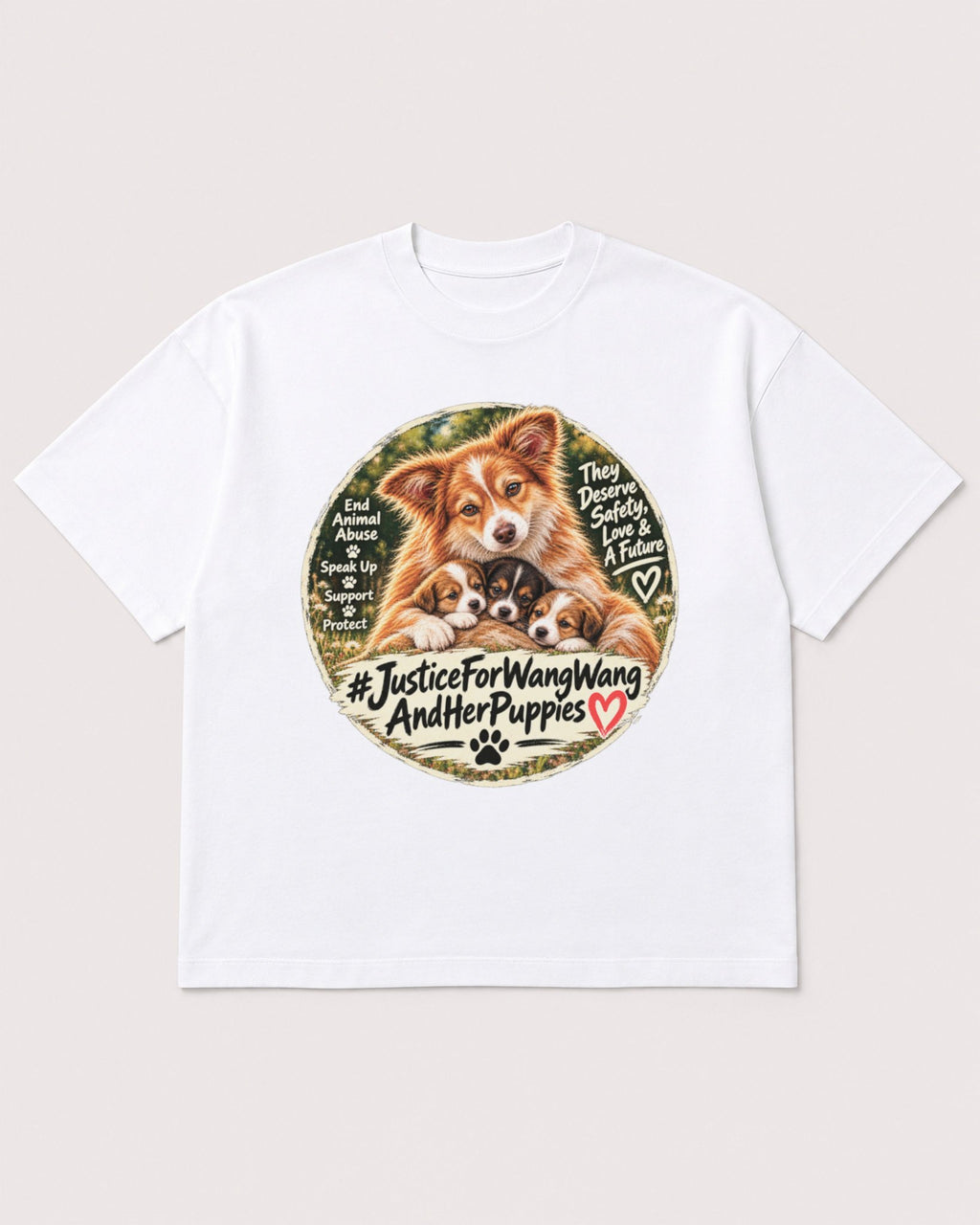 Mockup Boxy Heavyweight Tee White product