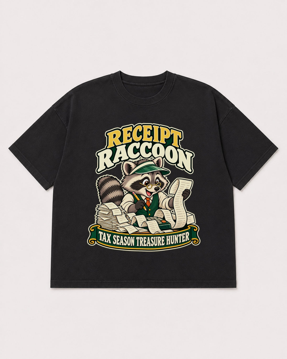 Mockup Boxy Heavyweight Tee Black product