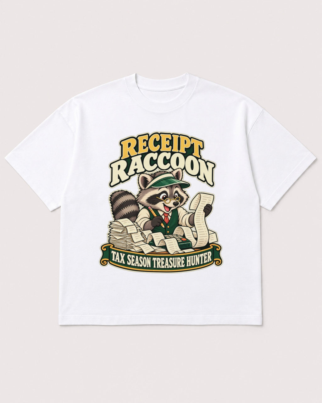 Mockup Boxy Heavyweight Tee White product