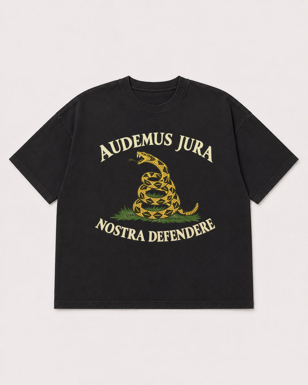 Mockup Boxy Heavyweight Tee Black product