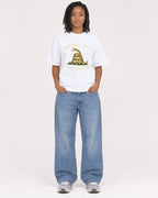 Mockup Boxy Heavyweight Tee White female full-body 15