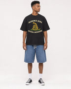 Mockup Boxy Heavyweight Tee Black male full-body 15