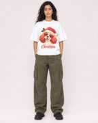 Mockup Boxy Heavyweight Tee White female full-body 07