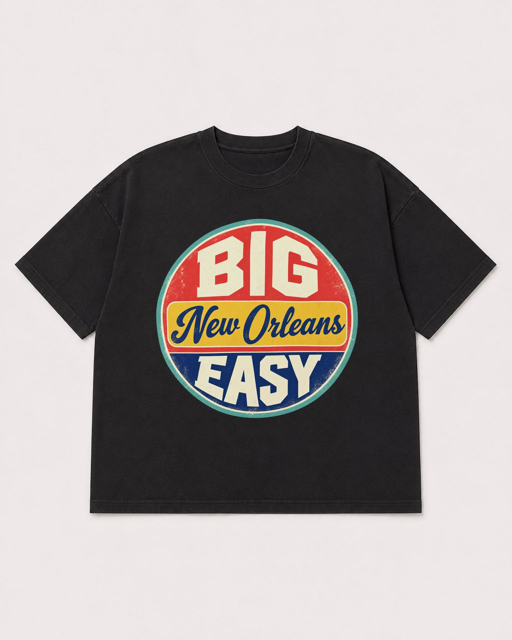 Mockup Boxy Heavyweight Tee Black product