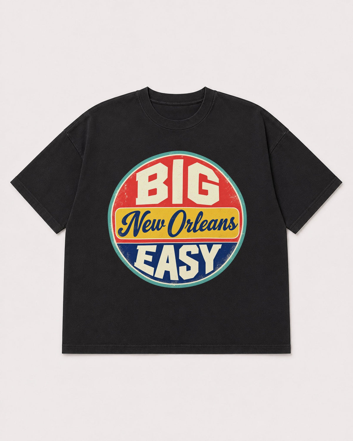 Mockup Boxy Heavyweight Tee Black product