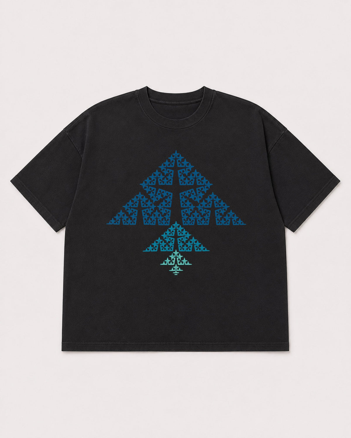 Mockup Boxy Heavyweight Tee Black product