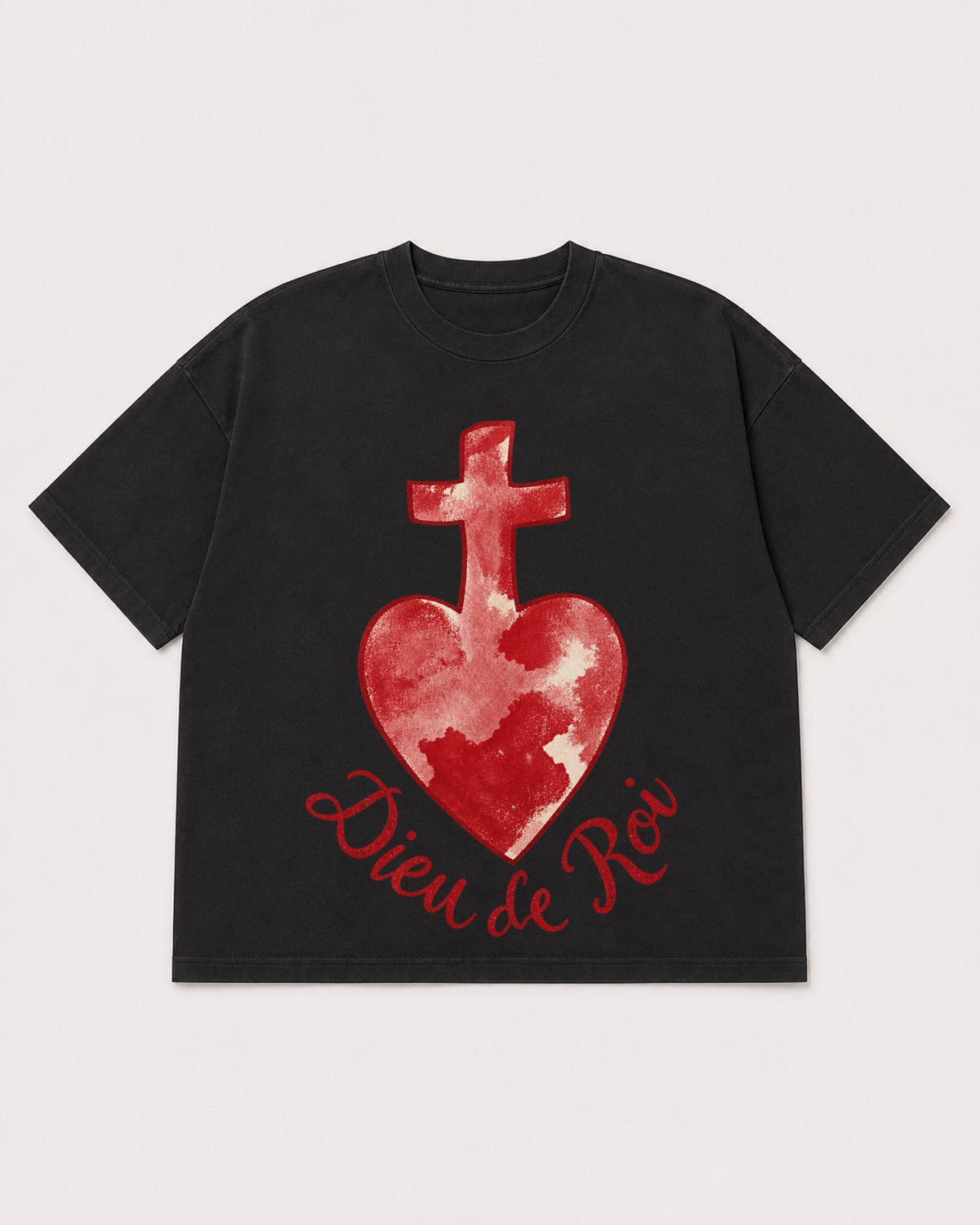Mockup Boxy Heavyweight Tee Black product