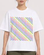 Mockup Boxy Heavyweight Tee White female close-up 12