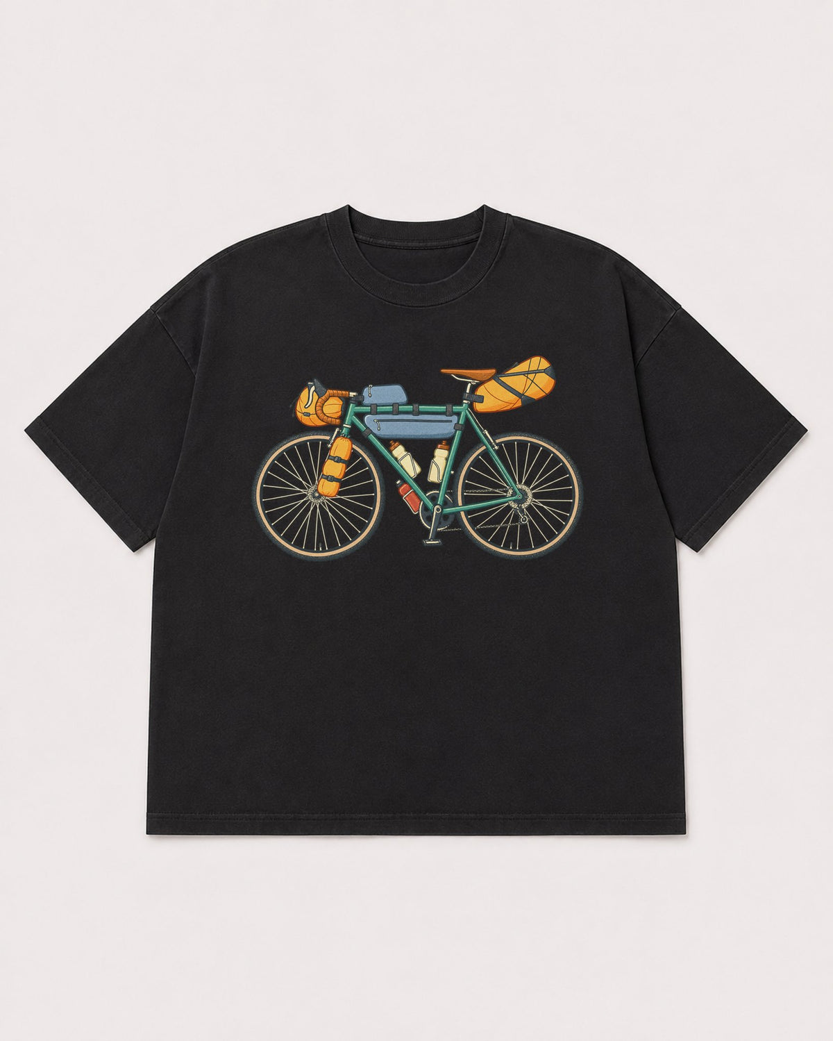 Mockup Boxy Heavyweight Tee Black product