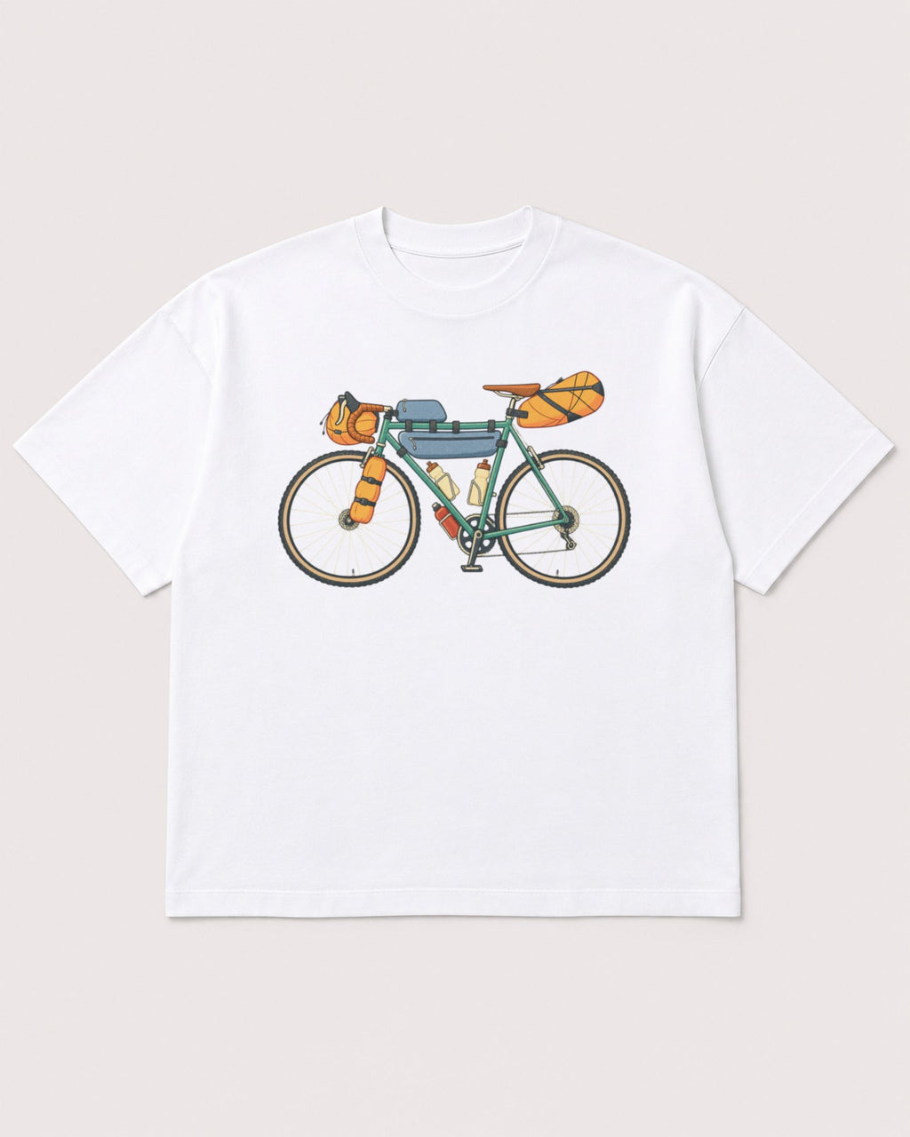 Mockup Boxy Heavyweight Tee White product