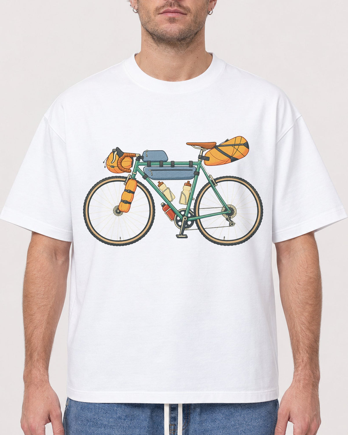 Mockup Boxy Heavyweight Tee White male close-up 08