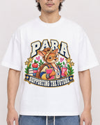 Mockup Boxy Heavyweight Tee White male close-up 03