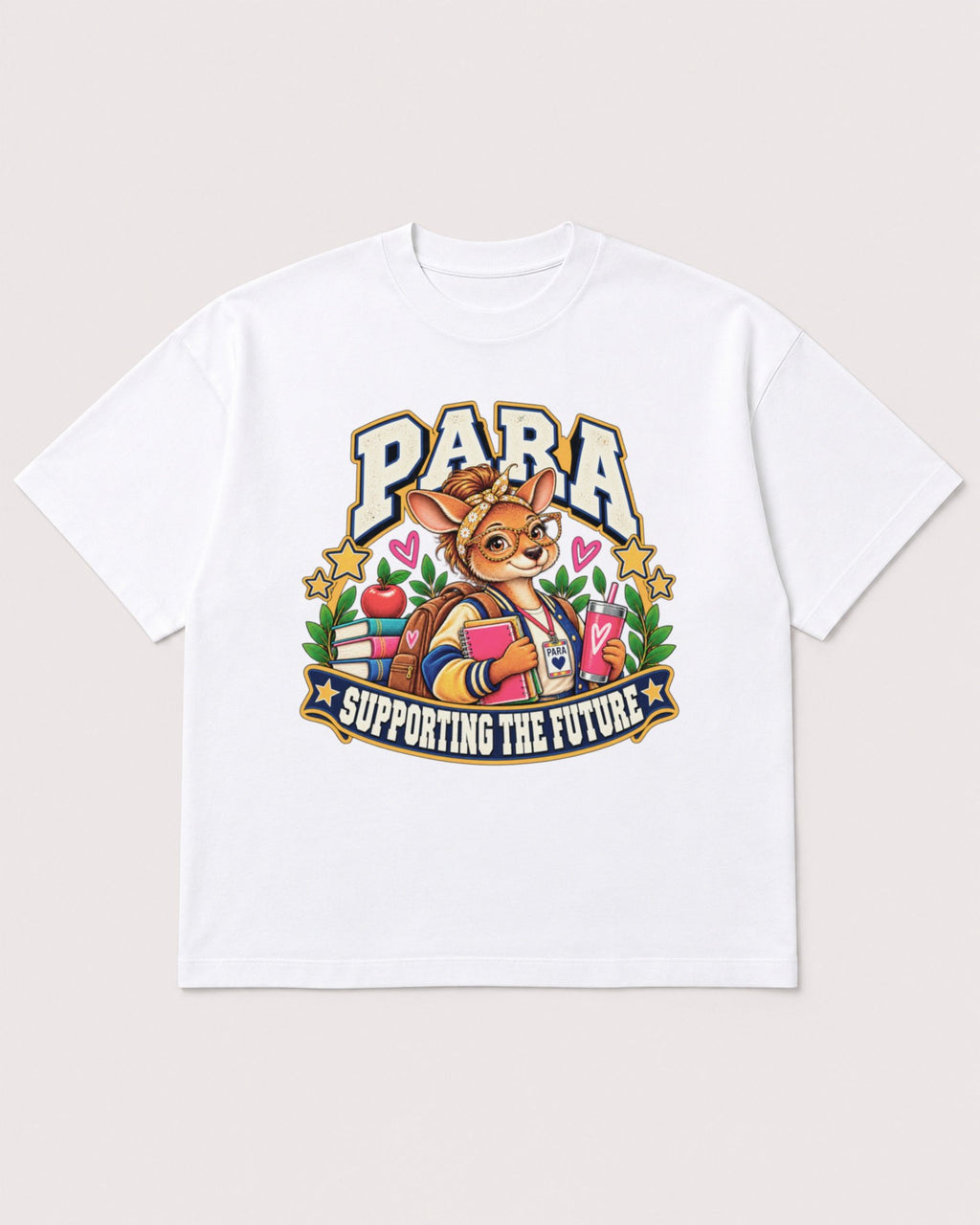 Mockup Boxy Heavyweight Tee White product