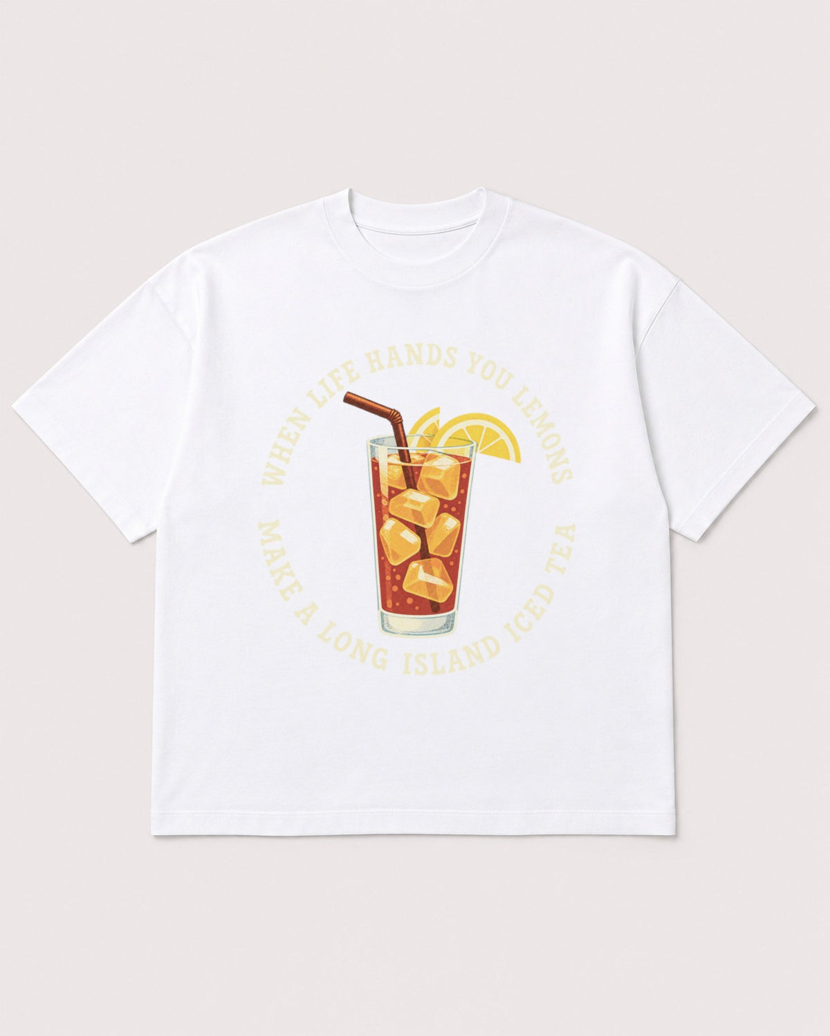 Mockup Boxy Heavyweight Tee White product